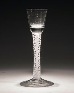 Opaque Twist Cordial Glass