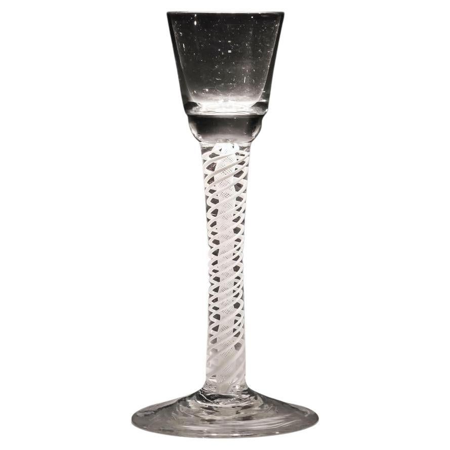 Opaque Twist Cordial Glass