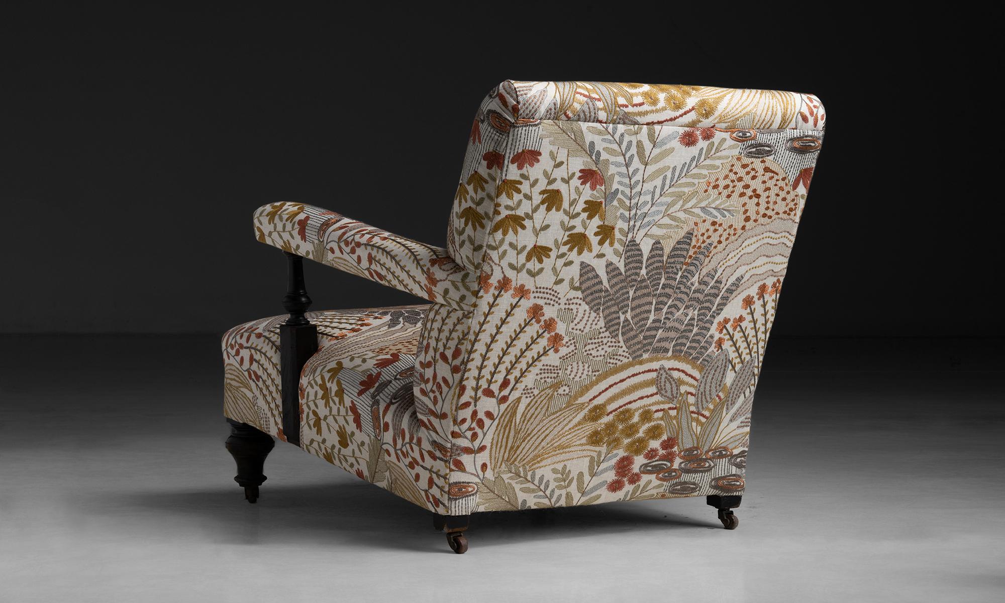 England, 1890
30.5”w x 36.5”d x 28.5”h x 13.75”seat
Ref. CHAIR1291
$ 5,200