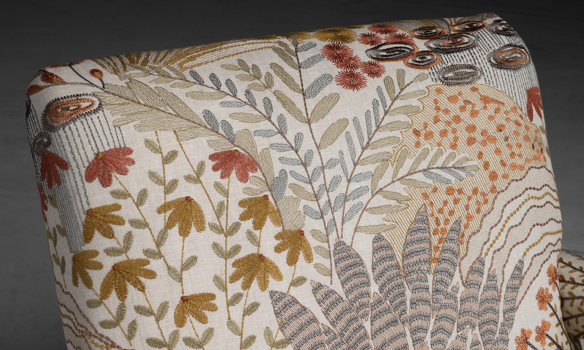 Late 19th Century Open Armchair, England circa 1890
