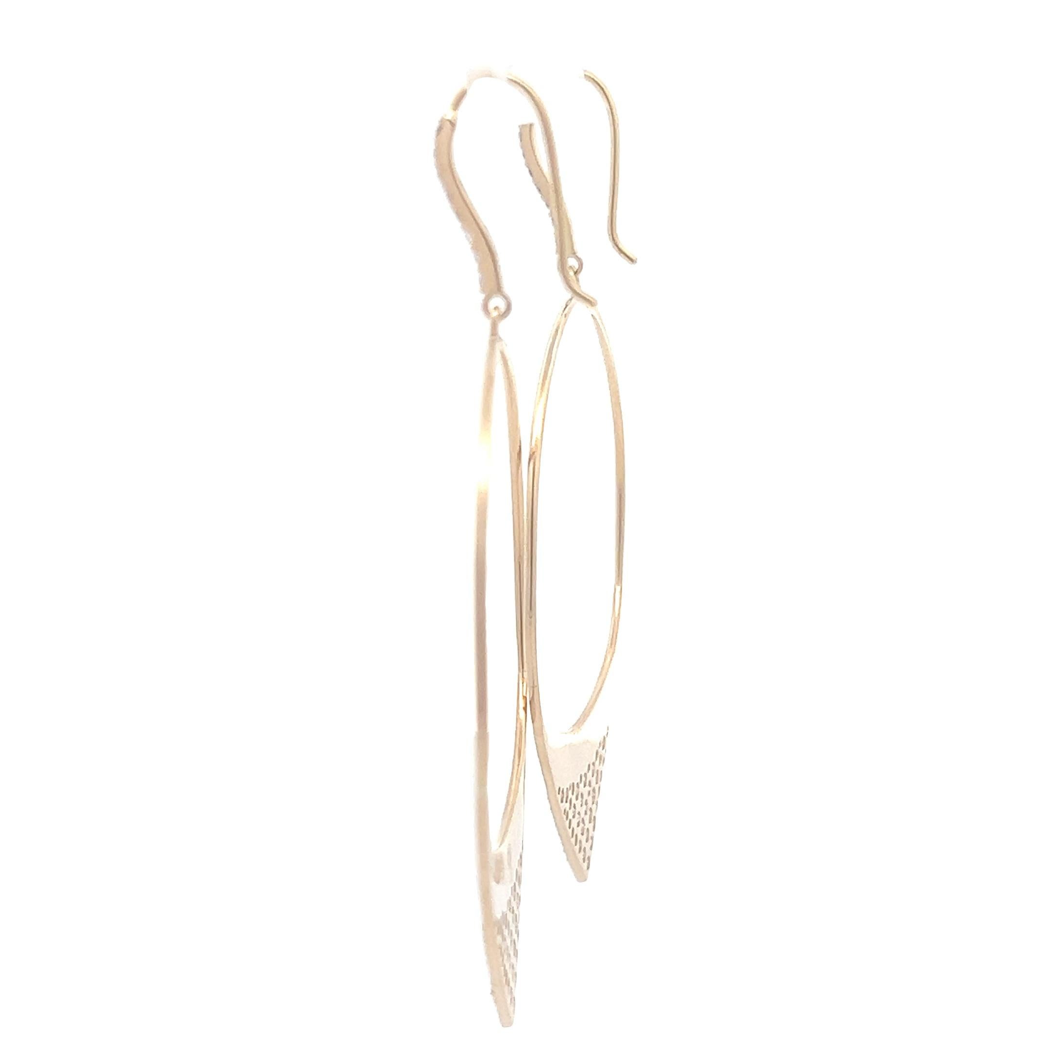 Open Arrow Earrings - image 2