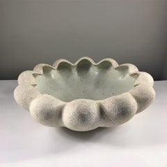Open Blossom Bowl with Inner Glaze by Yumiko Kuga