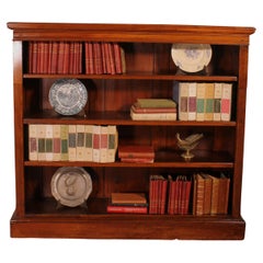 Ein Bücherregal aus Mahagoni aus dem 19. Jahrhundert in England