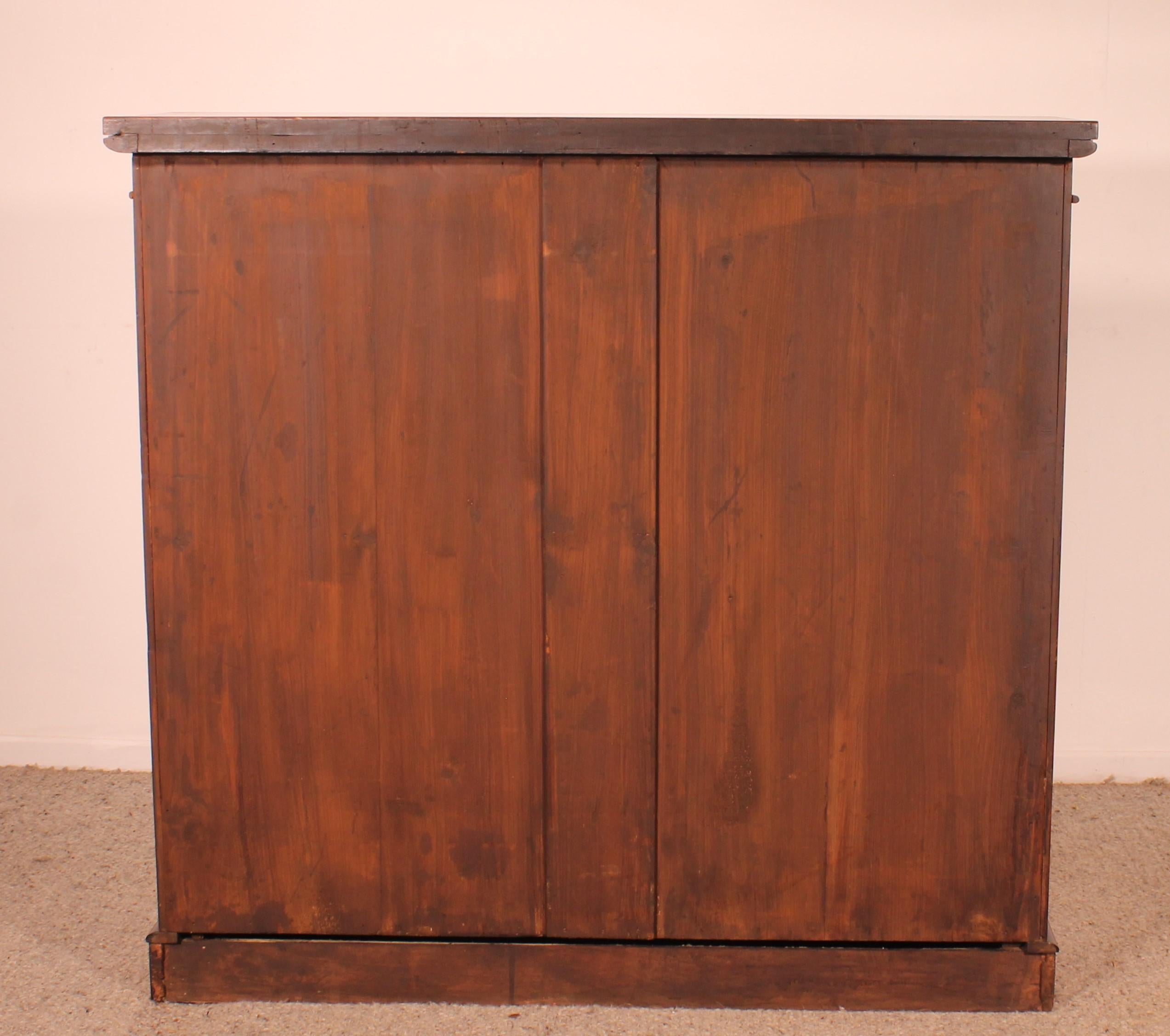 Open Bookcase In Mahogany From The 19th Century-england For Sale 4