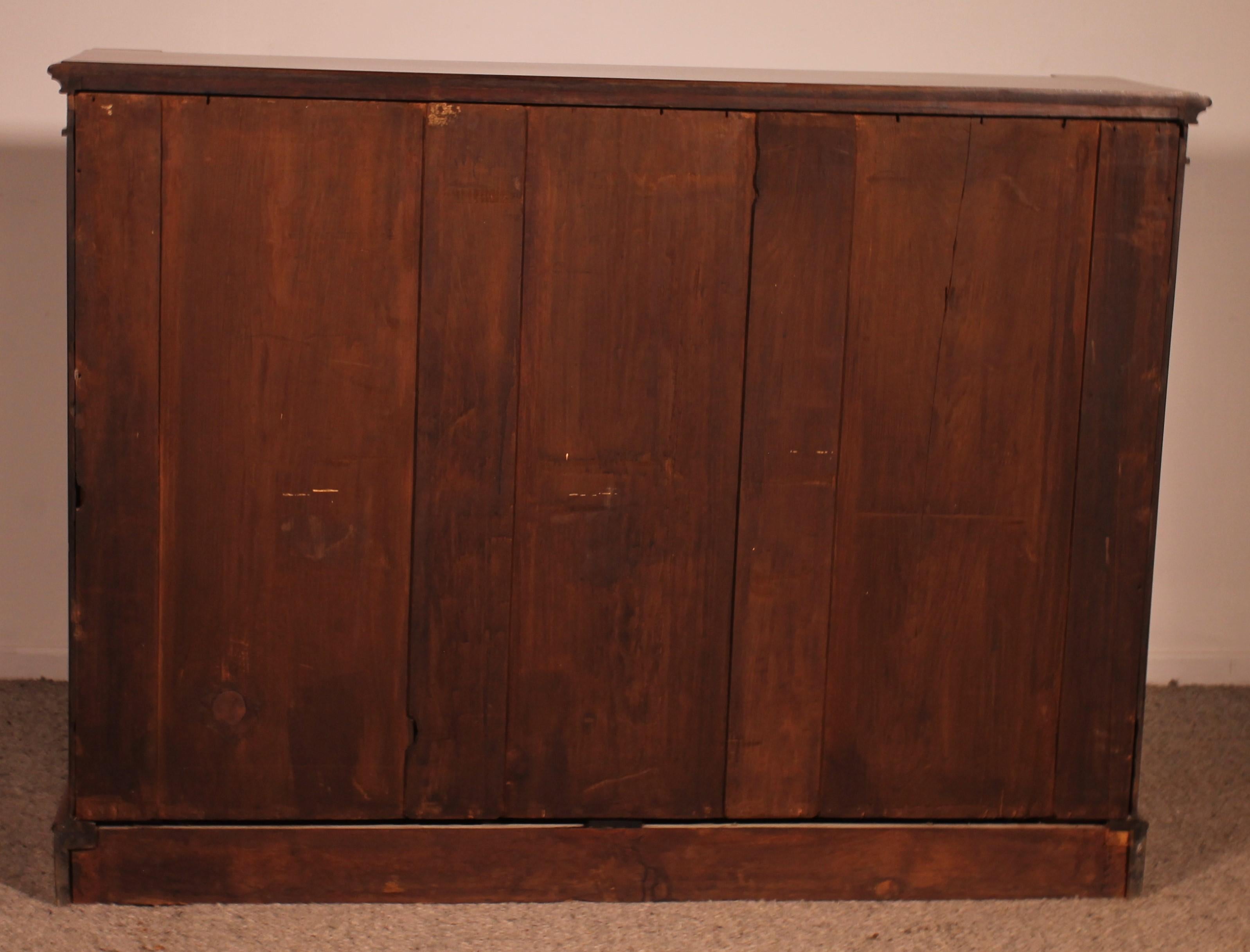 Open Bookcase In Mahogany From The 19th Century-england For Sale 4