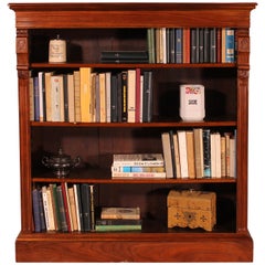 Open Bookcase in Walnut, 19th Century, England
