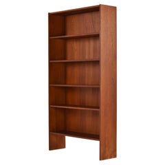 Open bookshelf in teak from Denmark, 1960s.