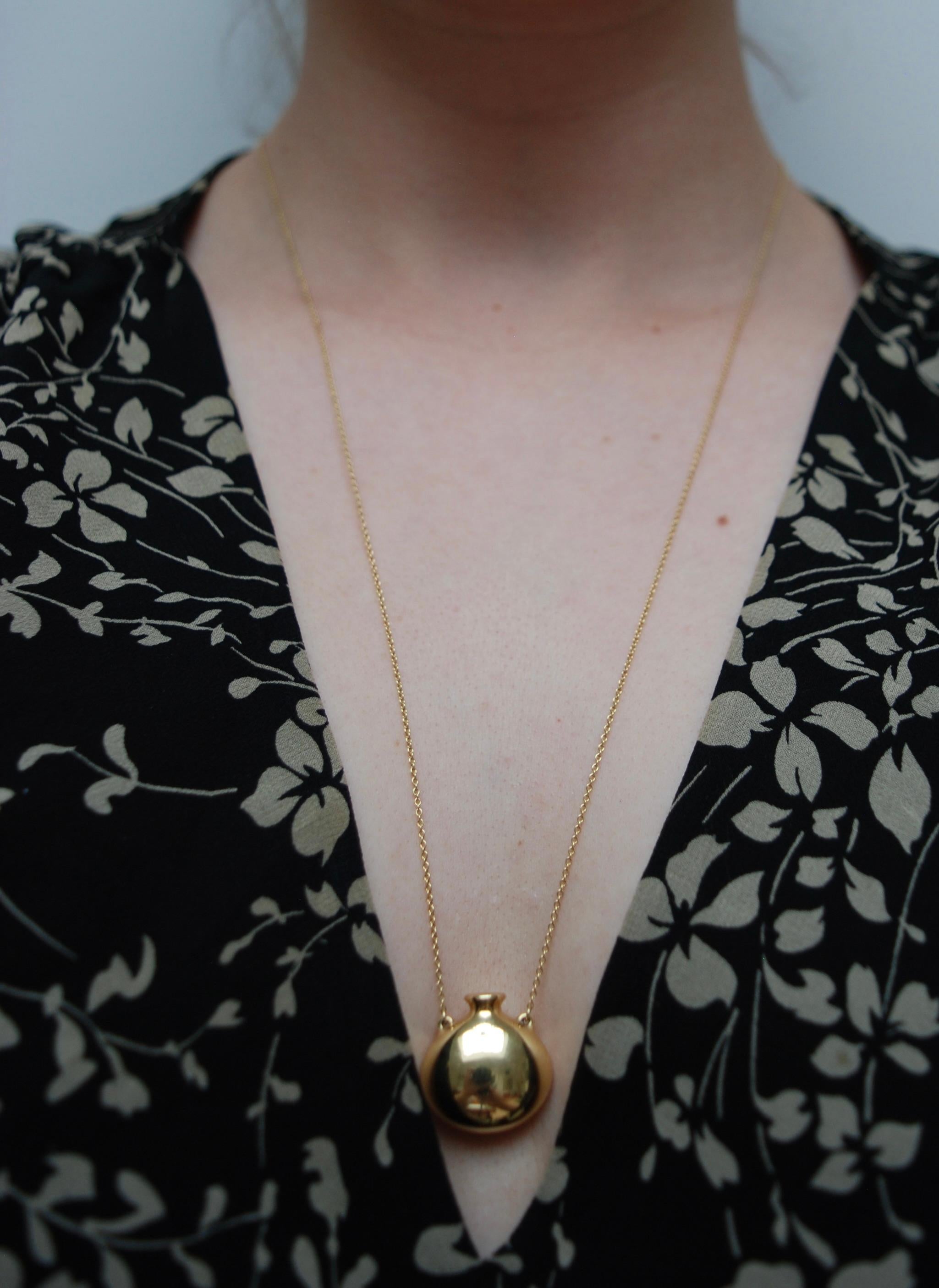 Contemporary Open Bottle Necklace by Elsa Peretti for Tiffany & Co. For Sale