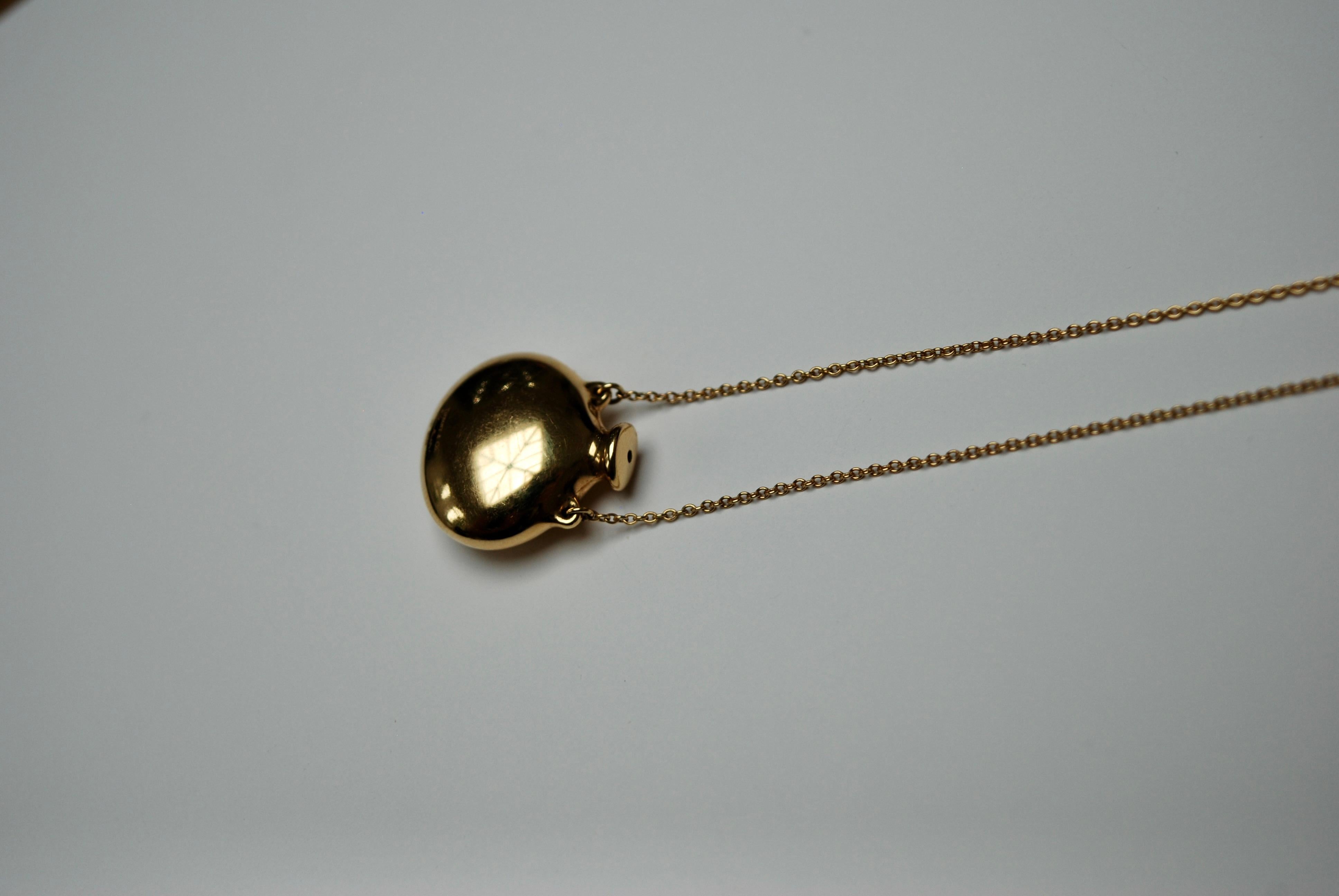 Women's or Men's Open Bottle Necklace by Elsa Peretti for Tiffany & Co. For Sale