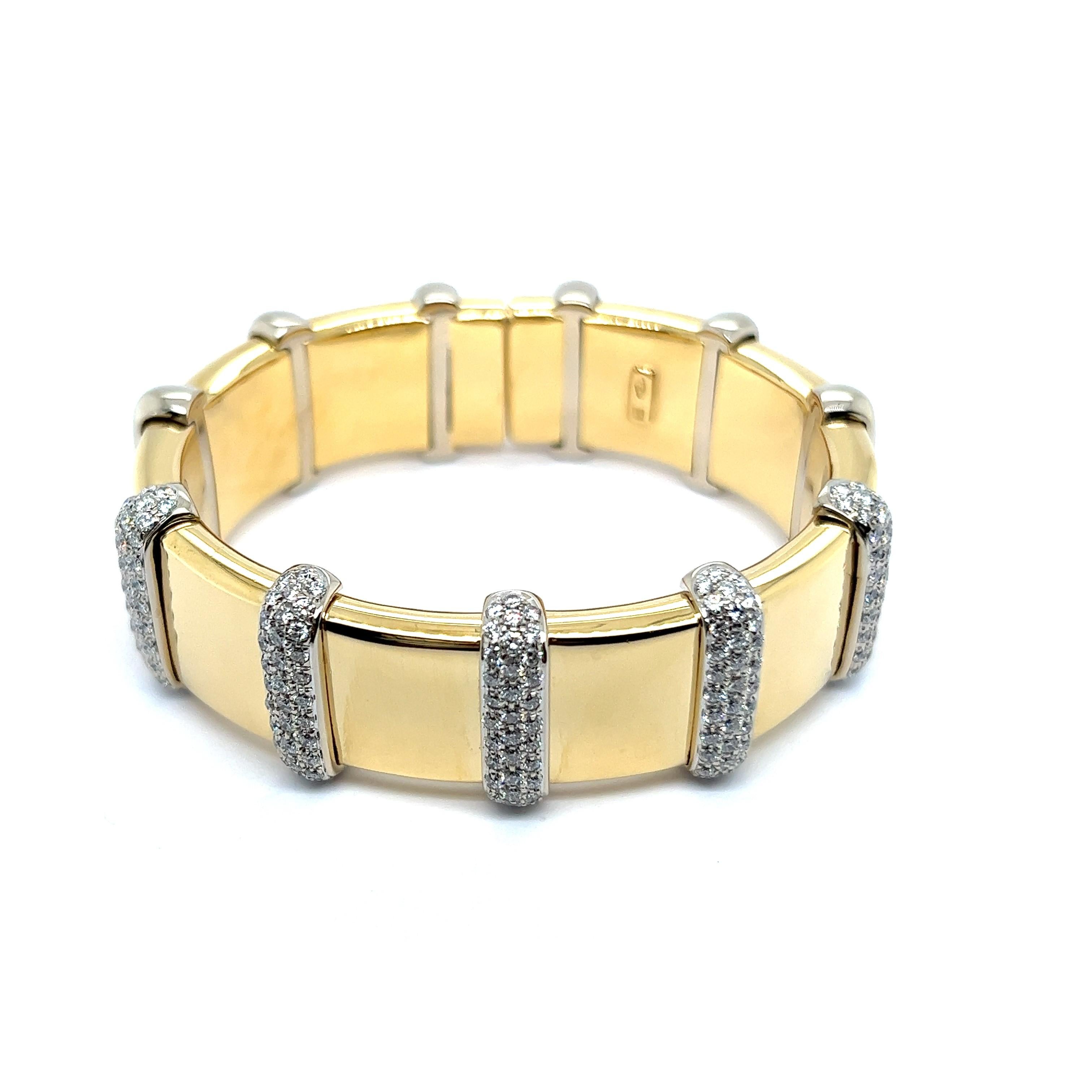 18K Gold Plated Stainless Steel Openable Bracelets