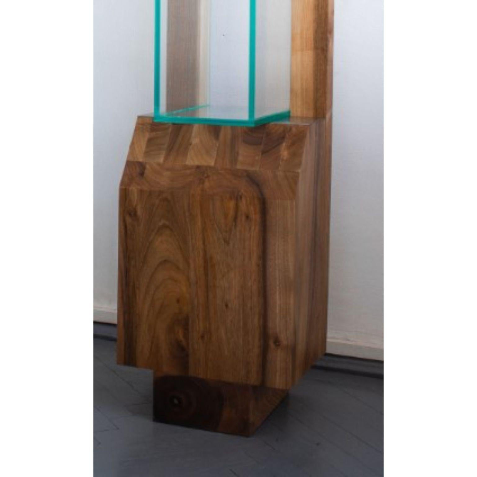 Open Chest Wood and Glass Figure by Radu Abraham For Sale 1