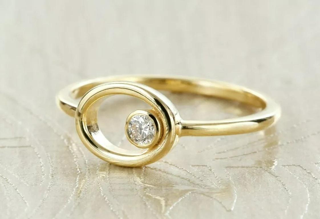 Anillo de diamantes con círculo abierto Anillo de oro macizo de 14 quilates con solitario de diseño

Más información:
Metal base: oro amarillo, diamante natural, oro macizo de 14 quilates
Piedra principal: Diamante
Forma de la Piedra Principal: