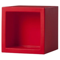 Expositor modular Open Cube 45 Rojo Llama de SLIDE Studio
