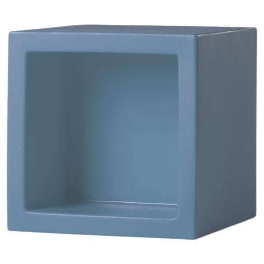 Open Cube 45 Powder Blue Modular Display by SLIDE Studio