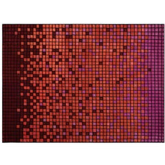 Contemporary Rug in Wool and Silk by Mexican Designer Joel Escalona