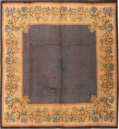 Open Field Antique Continental European Rug 11'8" x 12'9"