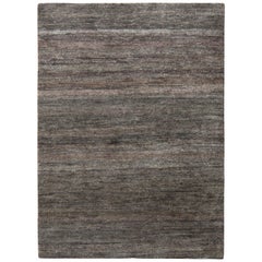 Open Field Modern Rug Silver Gray Texture of Color by Rug & Kilim