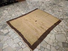 Vintage Minimalist Anatolian Tulu Rug