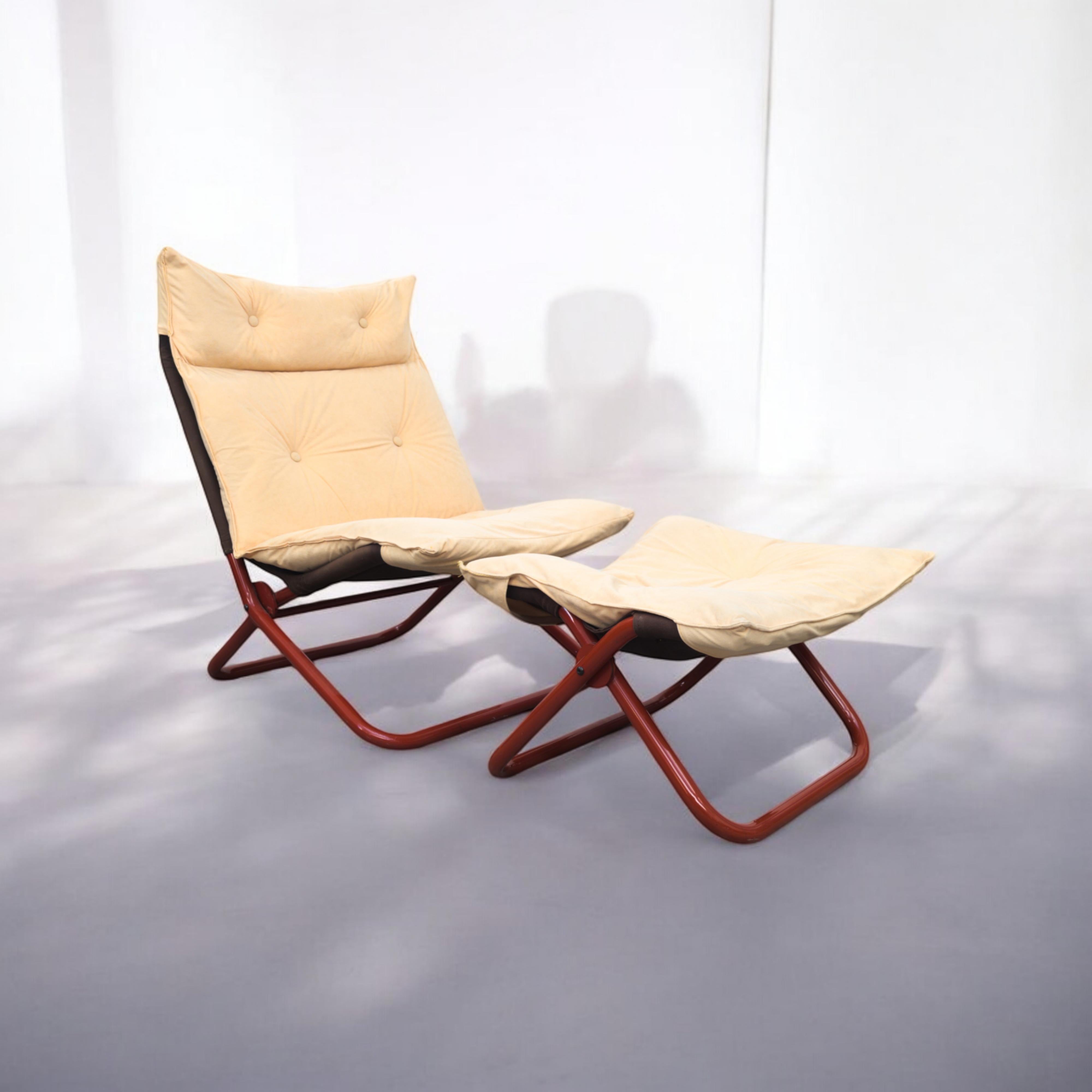 Sedia lounge pieghevole 