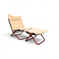 "Open" folding lounge chair by Jan Dranger and Johan Huldt for Innovator, 1970s