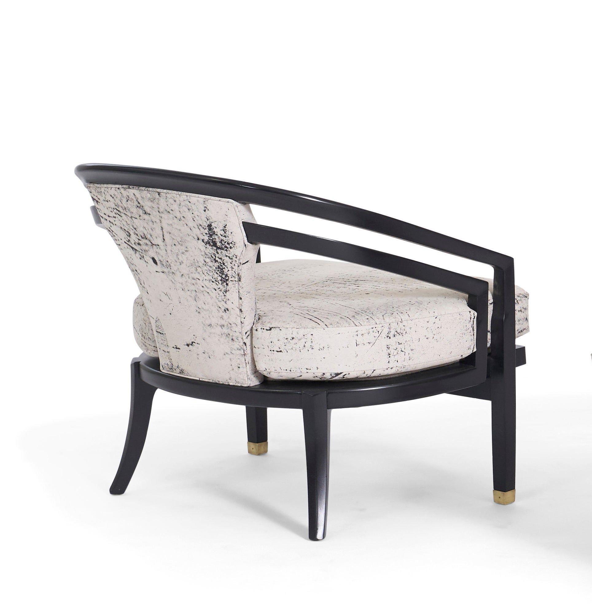 American Open Frame Lounge Chairs, Attributed to Harvey Probber For Sale