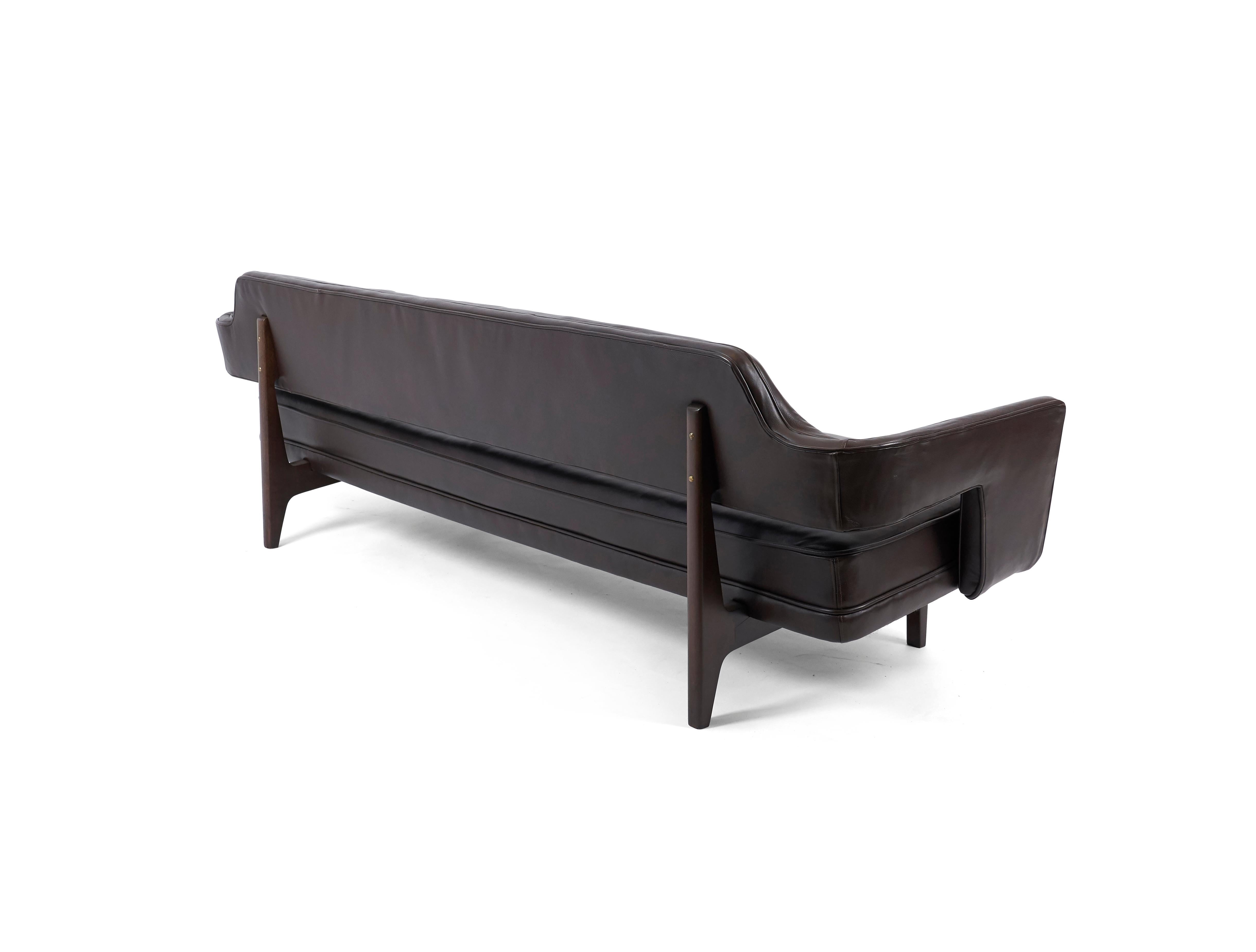 Mid-Century Modern Open Frame Sofa by Edward Wormley for Dunbar