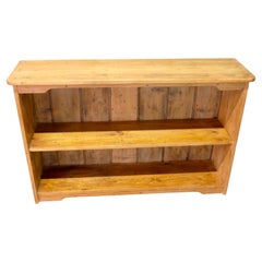 Open Front Pine Shelves, Pine Book Case