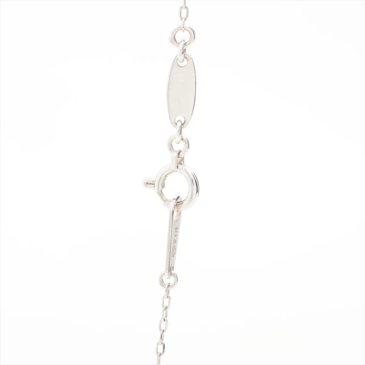 Collier de diamants à cœur ouvert Or jaune x Or blanc Bon état à Indianapolis, IN