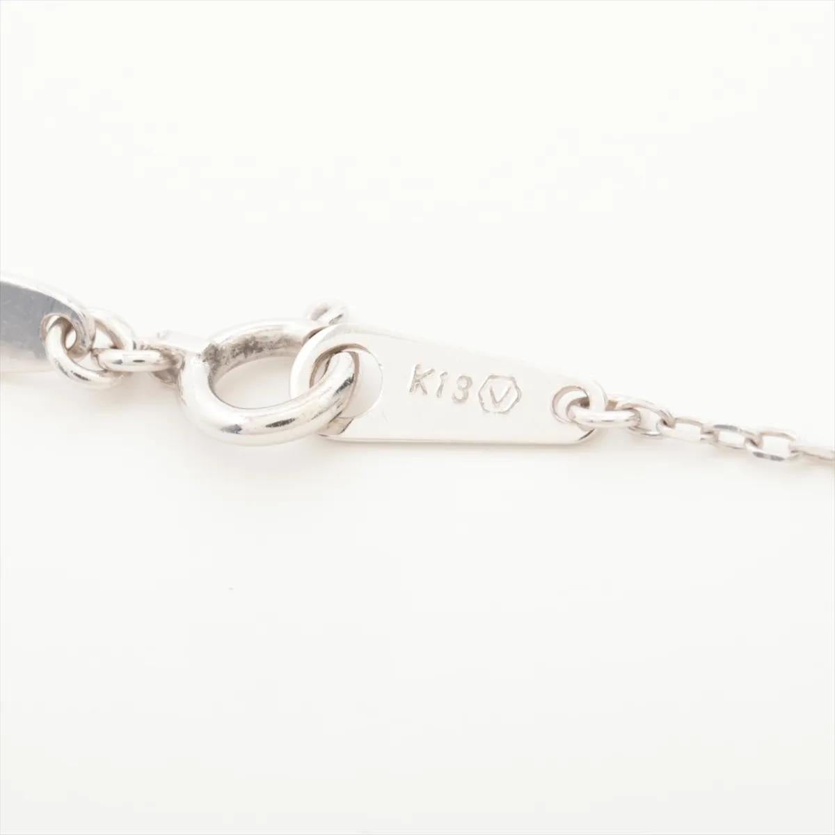  Collier de diamants à cœur ouvert Or jaune x Or blanc Pour femmes 