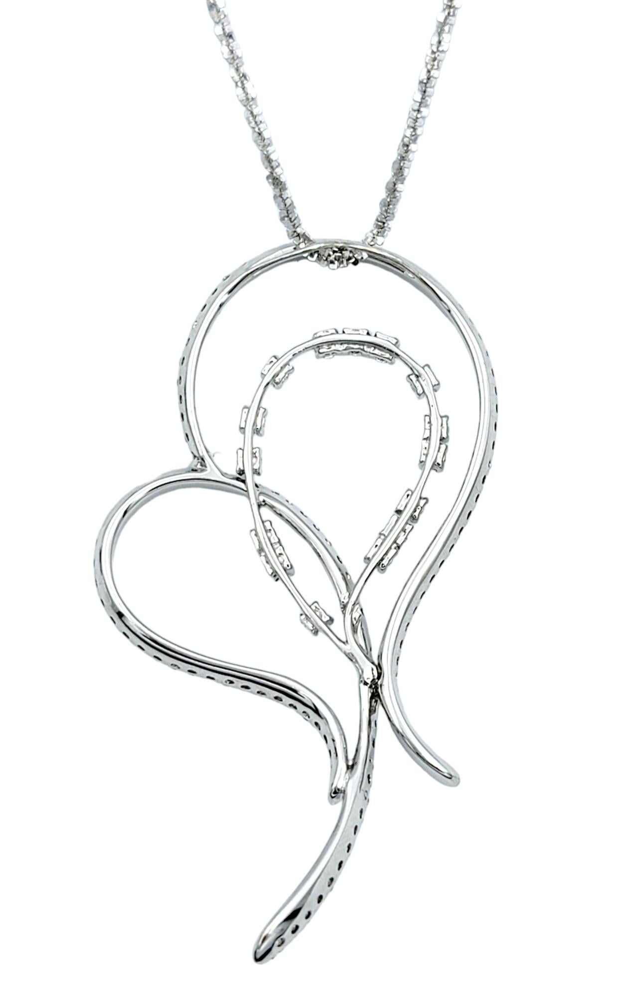 Contemporary Open Heart Swirl 20