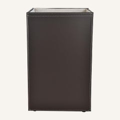 Cesto portabiancheria aperto in pelle rigenerata AQUALIS Standard