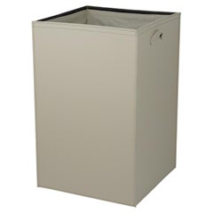 Open laundry basket in regenerated leather AQUALIS Standard