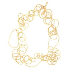 Open Link 22k Yellow Gold Necklace by Gurhan