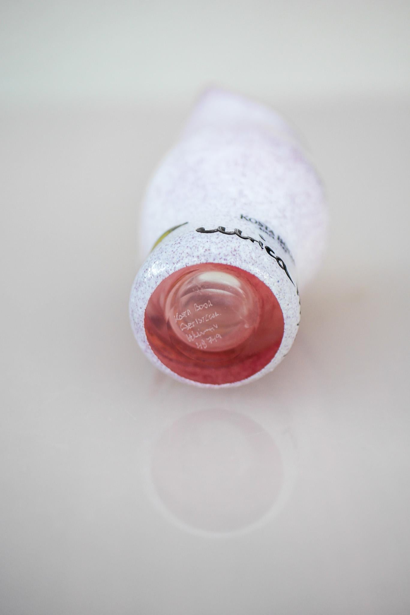 Dipinto a mano Vaso in vetro in miniatura 