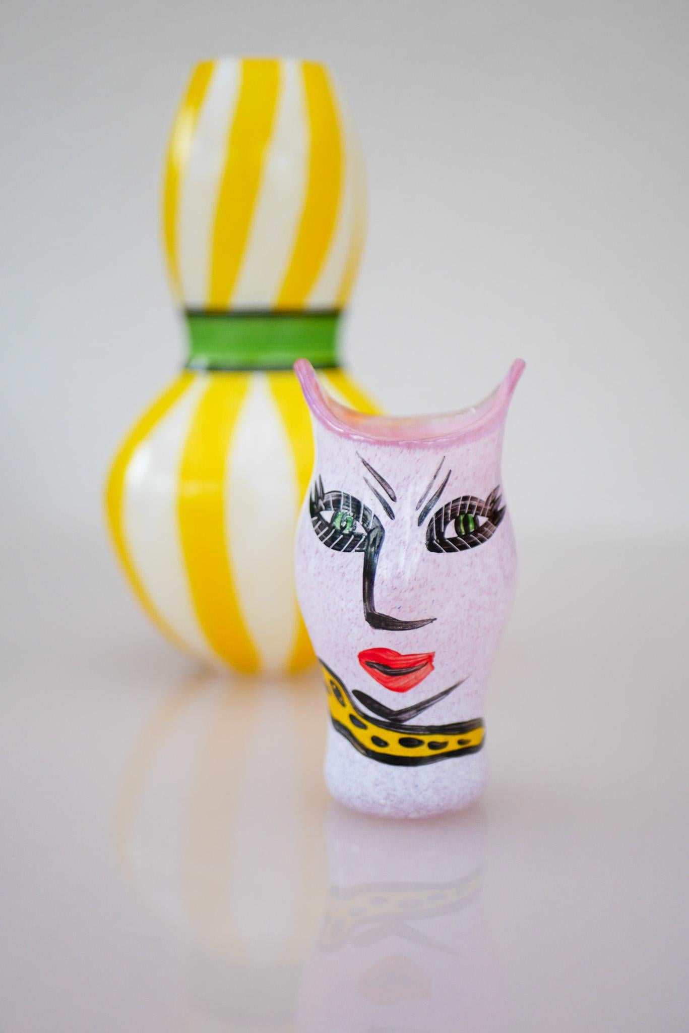 Svedese Vaso in vetro in miniatura 