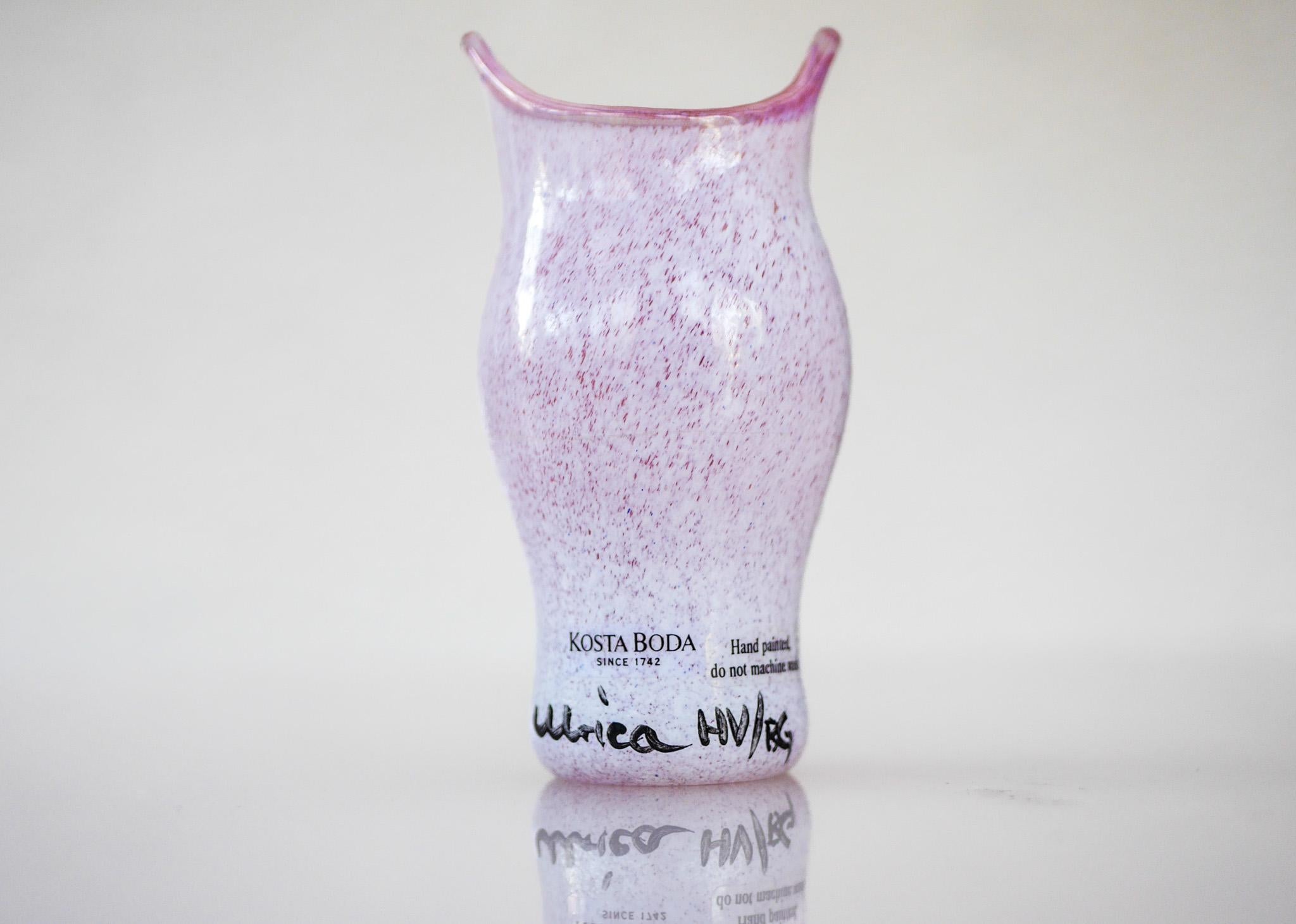 Fine XX secolo Vaso in vetro in miniatura 