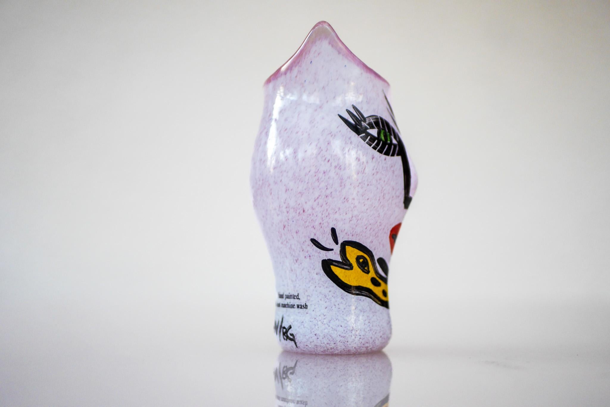 Vetro artistico Vaso in vetro in miniatura 