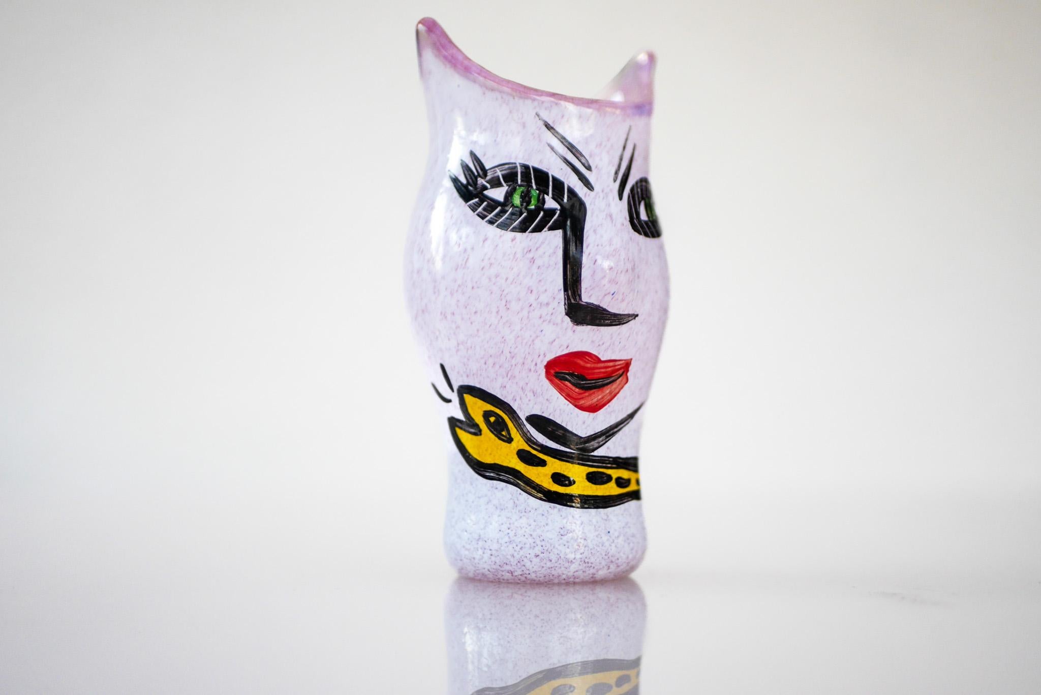 Vaso in vetro in miniatura 