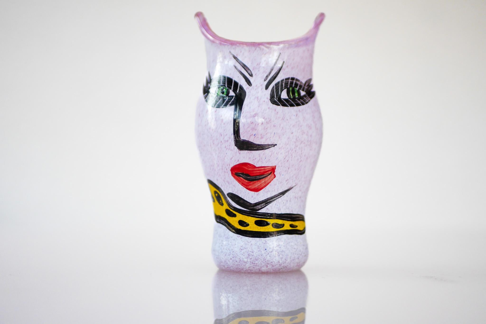 Vaso in vetro in miniatura 