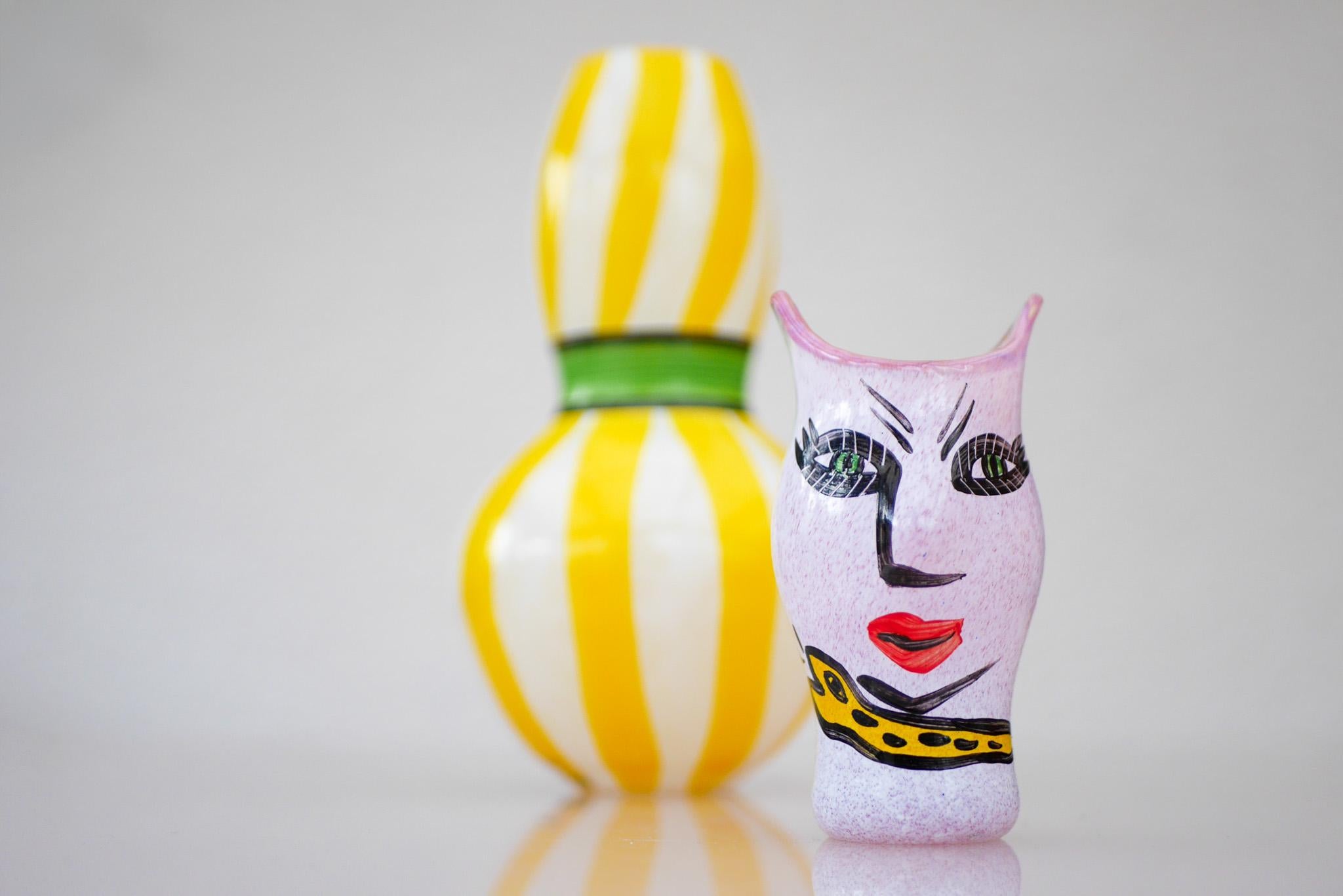 Vaso in vetro in miniatura 