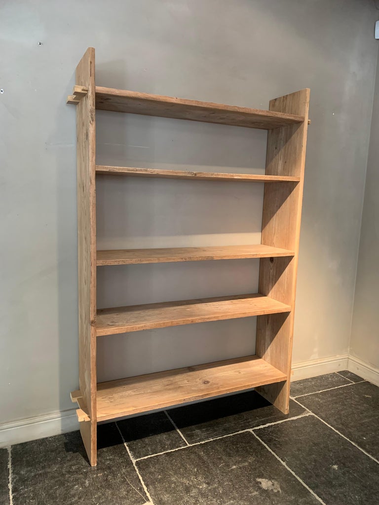Open Rack Shelve Unit Reclaimed Wood For Sale at 1stDibs