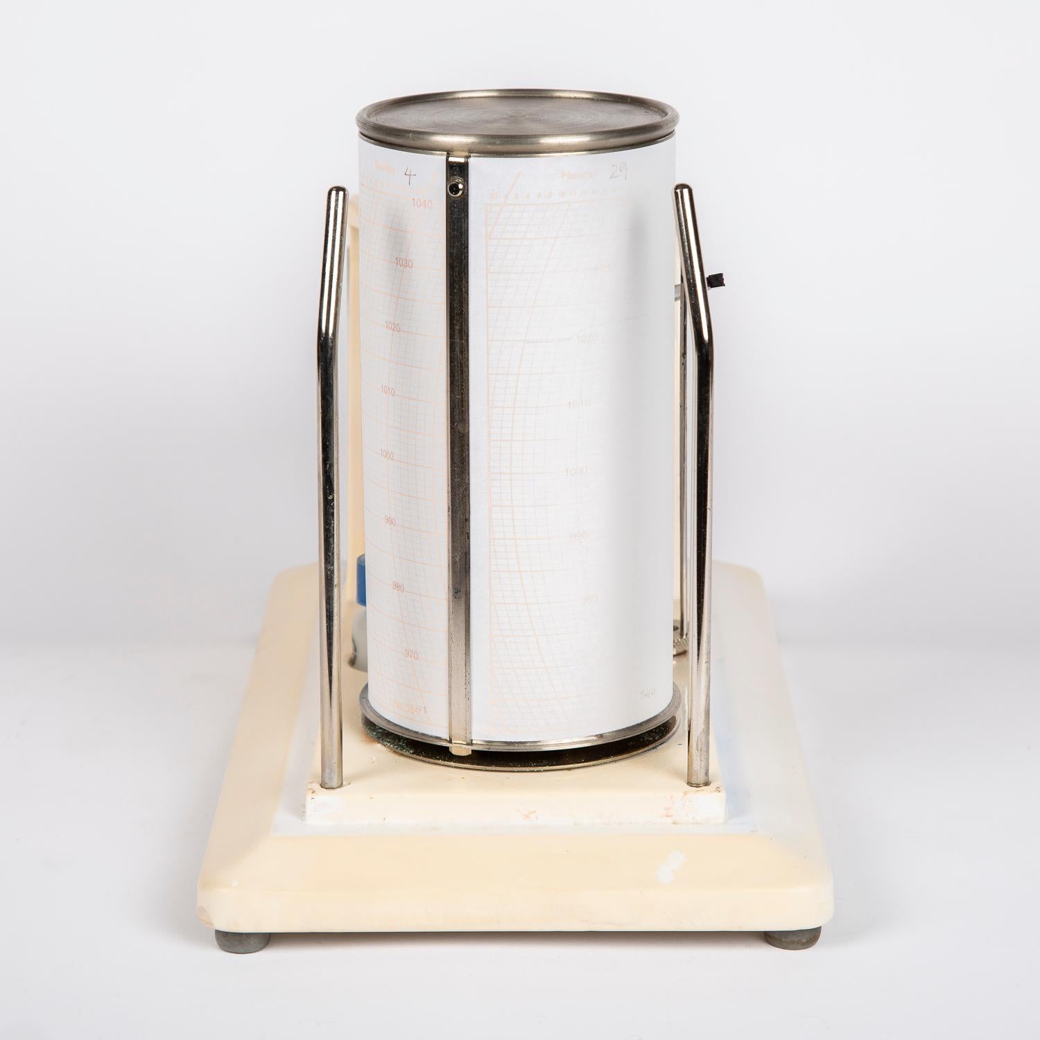 English Open Scale Barograph by C F Casella & Co of London For Sale
