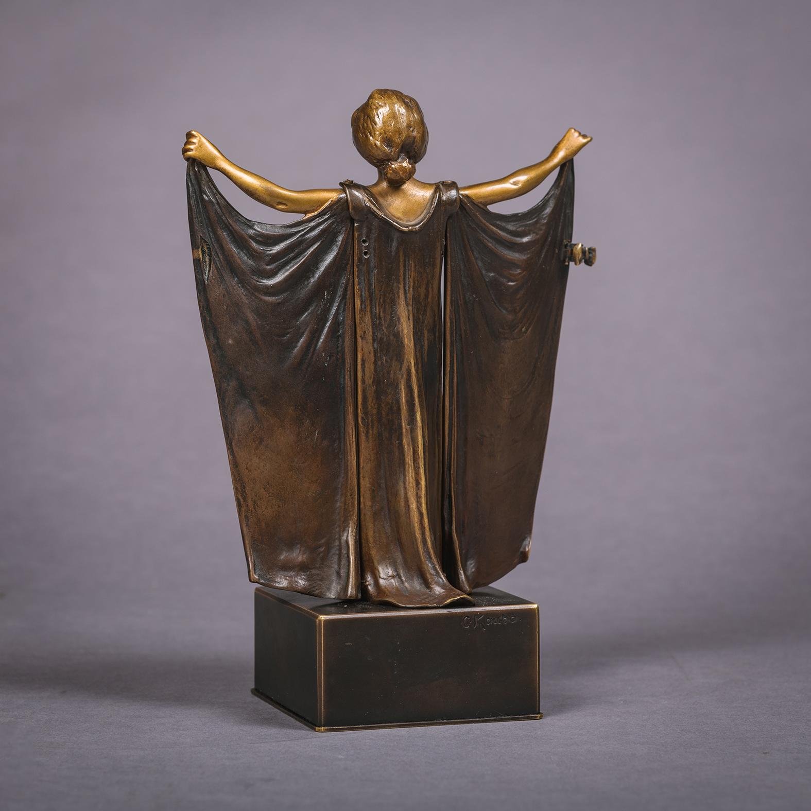 'Ábrete Sésamo' - Figura erótica oculta de bronce de Carl Kauba en venta 2
