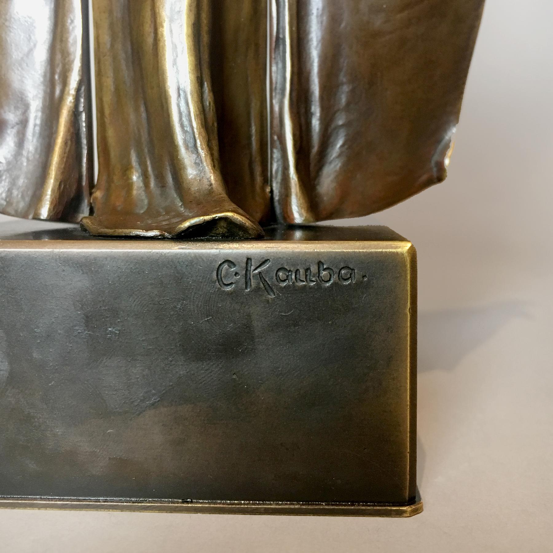 'Ábrete Sésamo' - Figura erótica oculta de bronce de Carl Kauba en venta 3