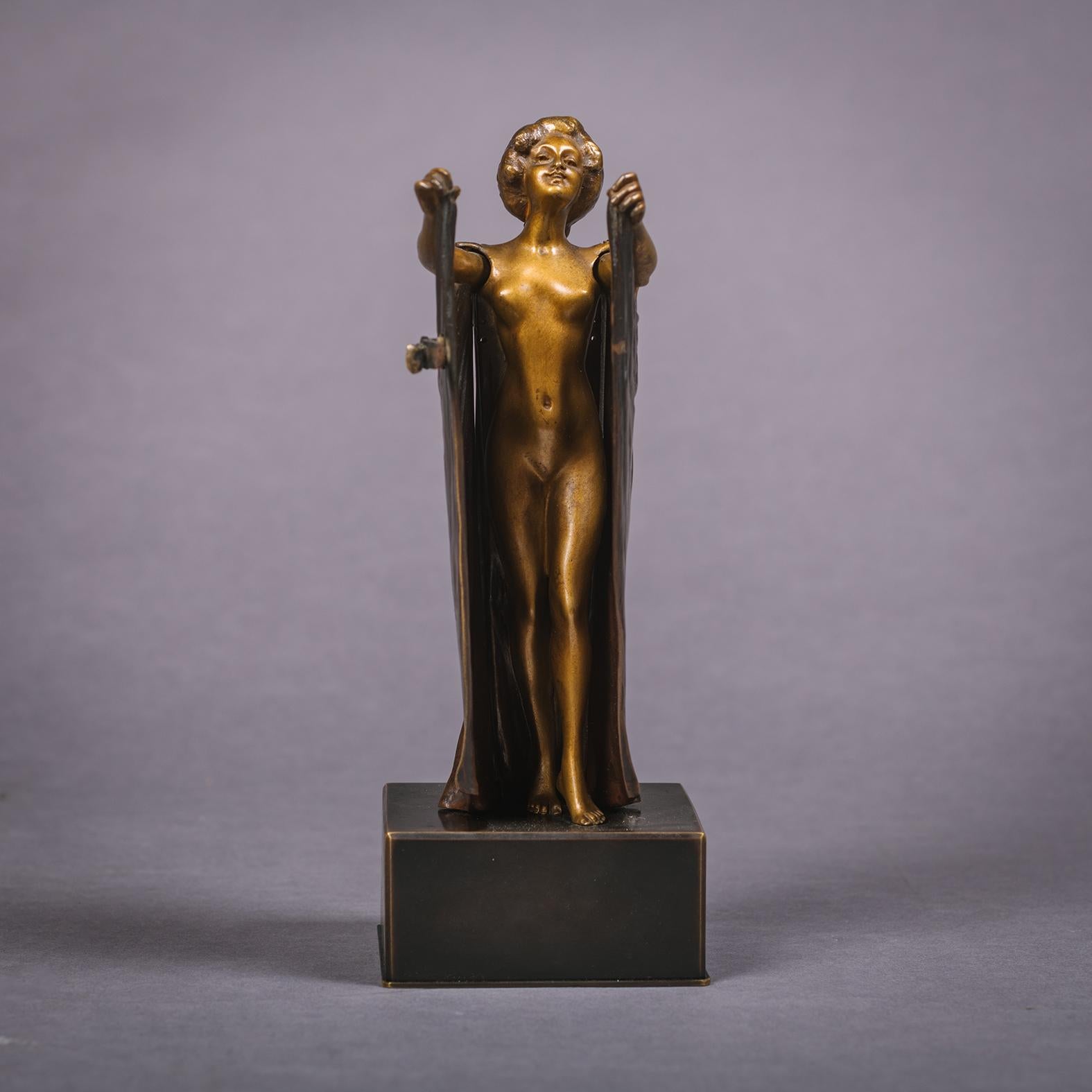 'Ábrete Sésamo' - Figura erótica oculta de bronce de Carl Kauba en Bueno estado para la venta en Brighton, West Sussex