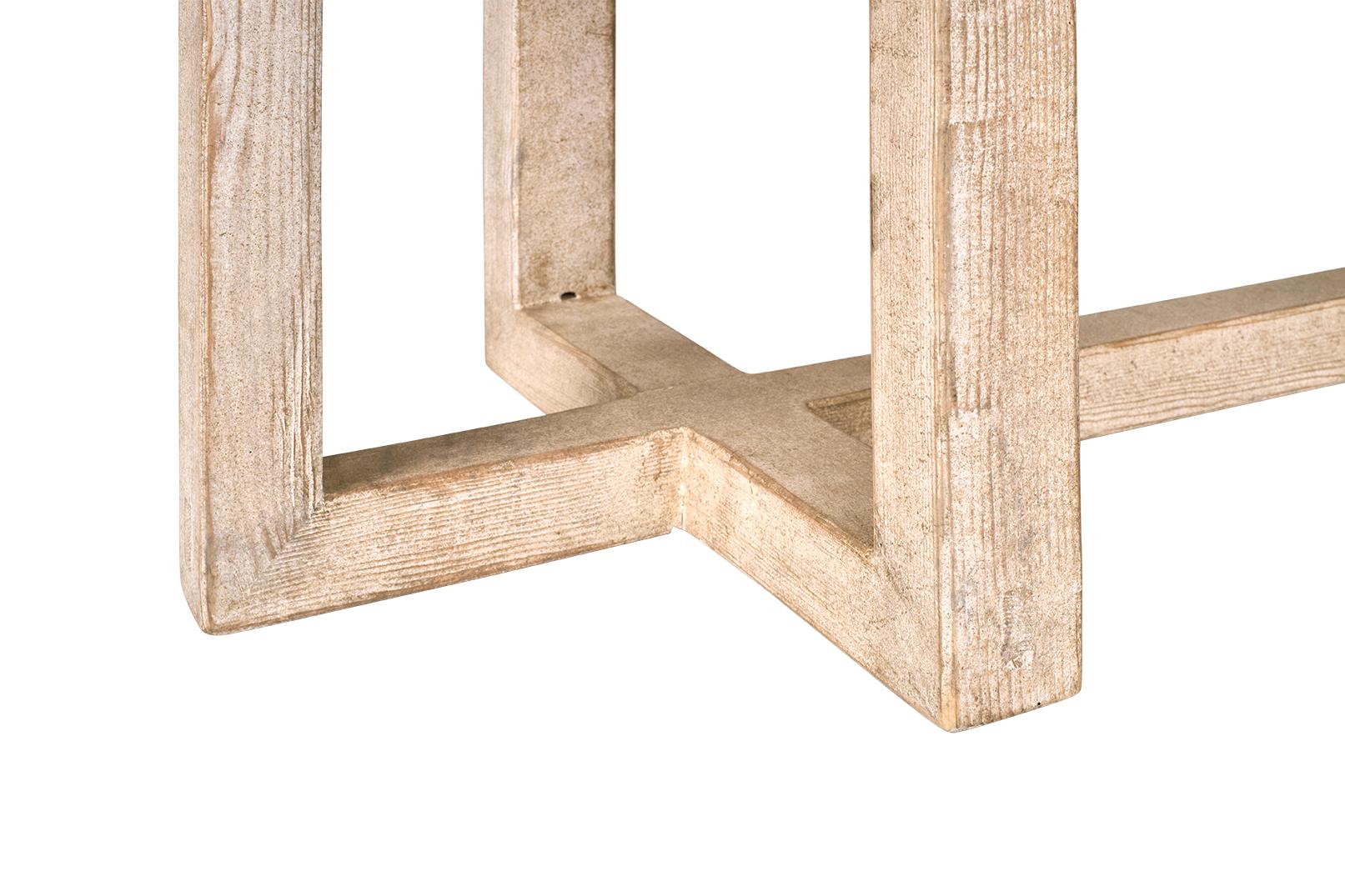 20th Century Open Shelf Etagere in Bleached Elm