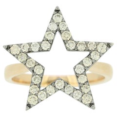 Open Star Diamond Ring