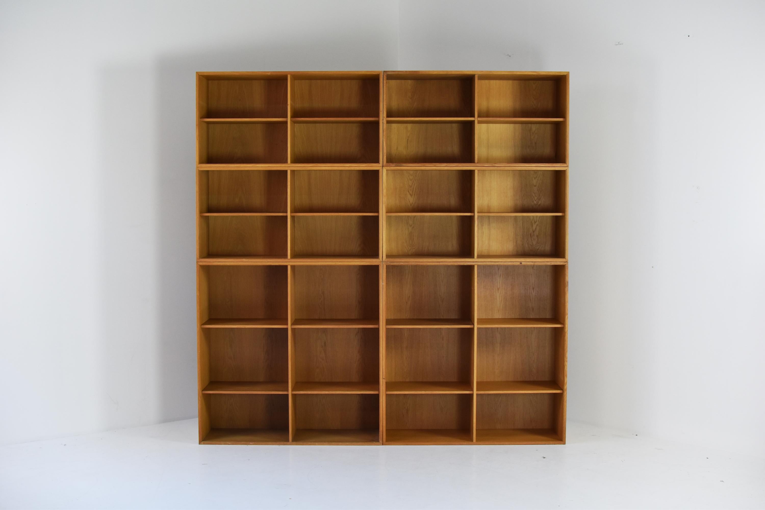 Scandinavian Modern Open storage cabinets by Rud Thygesen for HG Furniture, Denmark 1960s.