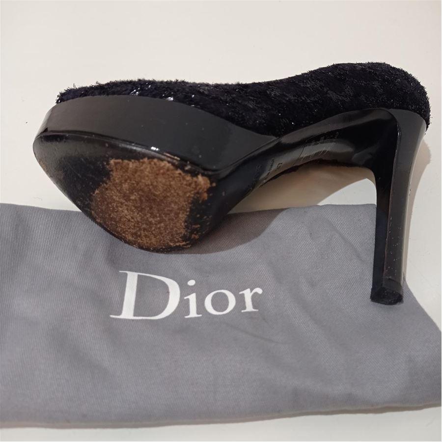 Black Christian Dior Open toe size 37 For Sale