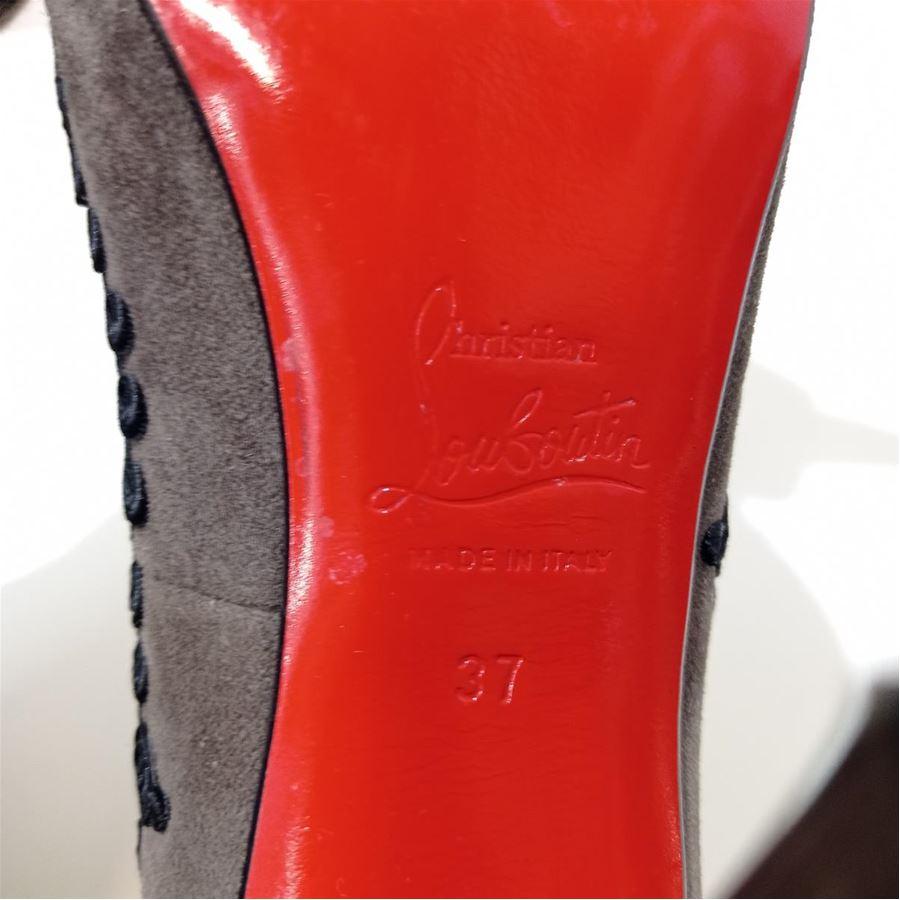 Christian Louboutin Open toe size 37 In Excellent Condition For Sale In Gazzaniga (BG), IT